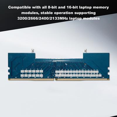 DDR3 DDR4 DDR5 Laptop To Desktop Memory Adapter Card SO-DIMM To PC DIMM RAM Memory Converter Adapters Expansion Connector Card