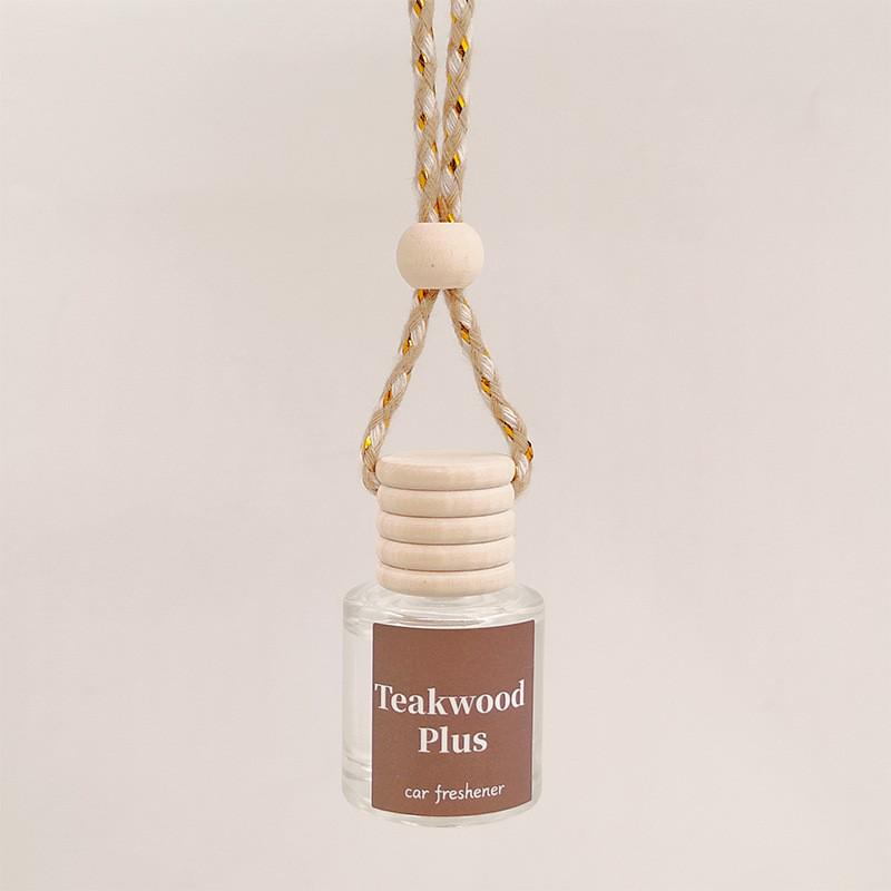 Hanging Car Air Freshener Gift Set: Long-Lasting Essential Oil Aroma, 4-Pack Single Bottle 8ml