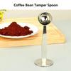 Pressed Bottom Coffee Tamper Spoon 15 ML Capacity Coffee Powder Spoon  Coffee Grinding
