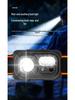 Shenhuo Long-Range LED Headlamp, USB Rechargeable, Smart Sensor, Nine-Speed Adjustable, Ideal for Night Fishing