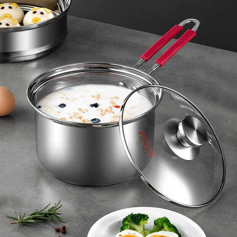 Maxcook 304 Stainless Steel 16cm Saucepan Set
