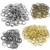 100 Sets of Iron Eyelets: Hollow Rivets for Shoes, Bags, Belts, and Tags