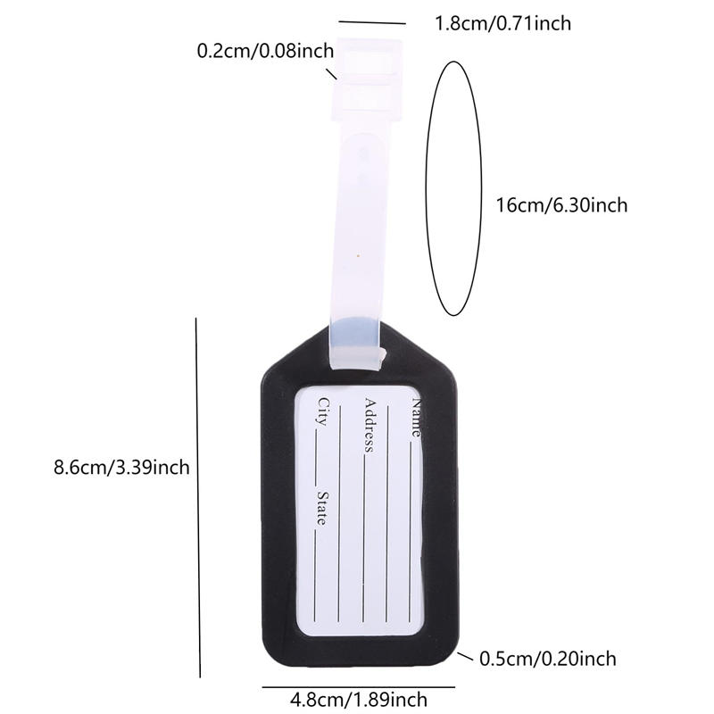 Luggage Tags for Suitcases Privacy Protection Suitcase Bag Tag Name Address ID Label Travel Accessories Essentials