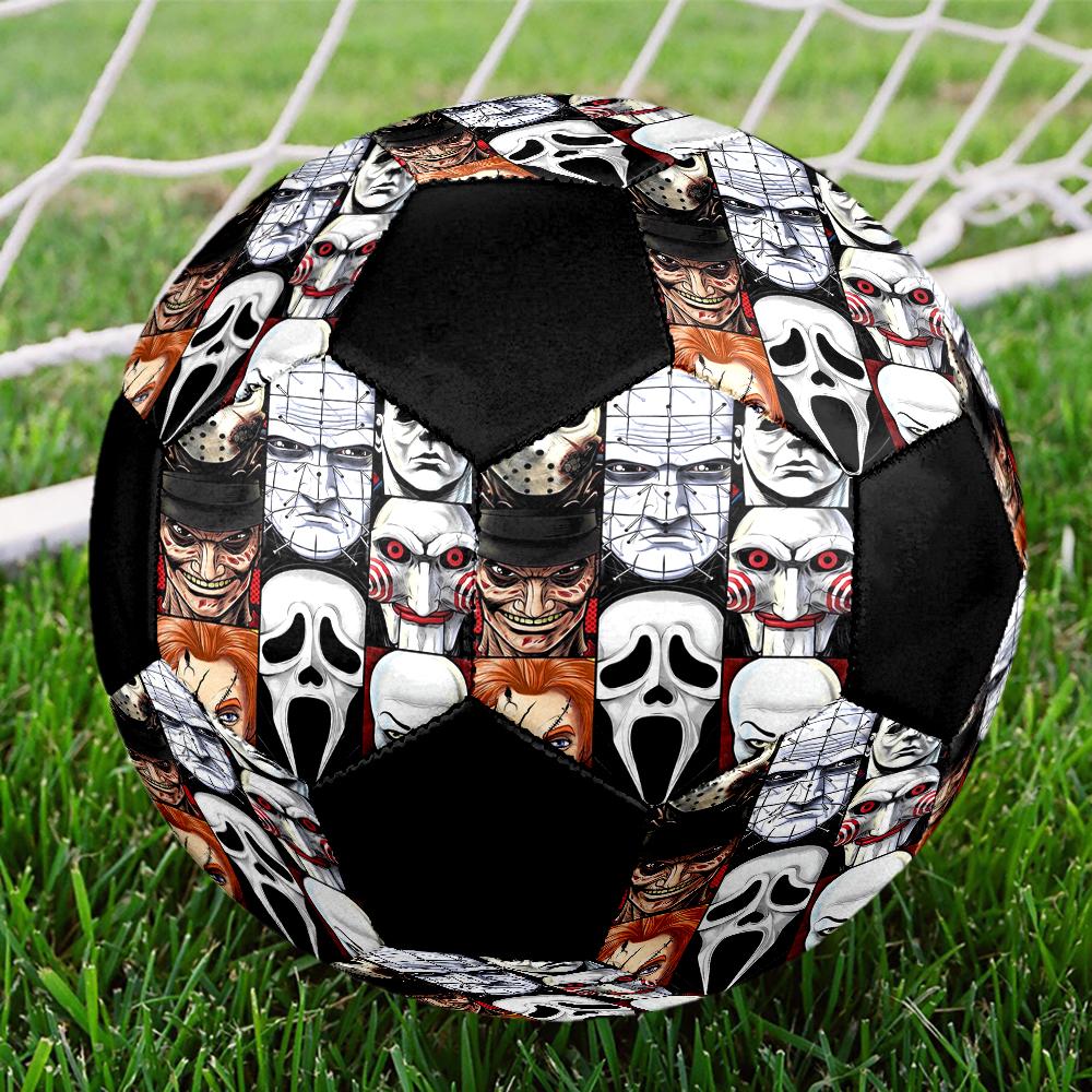 Halloween Horror Theme Size 5 Soccer Ball, Suitable for Both Indoor and Outdoor Matches, a Gift Suitable for Everyone.
