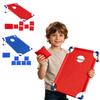 Bean Bag Toss Game Set with Foldable Frame Portable Cornhole Style Outdoor Indoor Target Throwing Game for Family Parties Backyard Fun