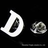 High-Quality Brass English Letter Brooches A-Z for Men & Women – Suit, Jacket, Shirt Badge.