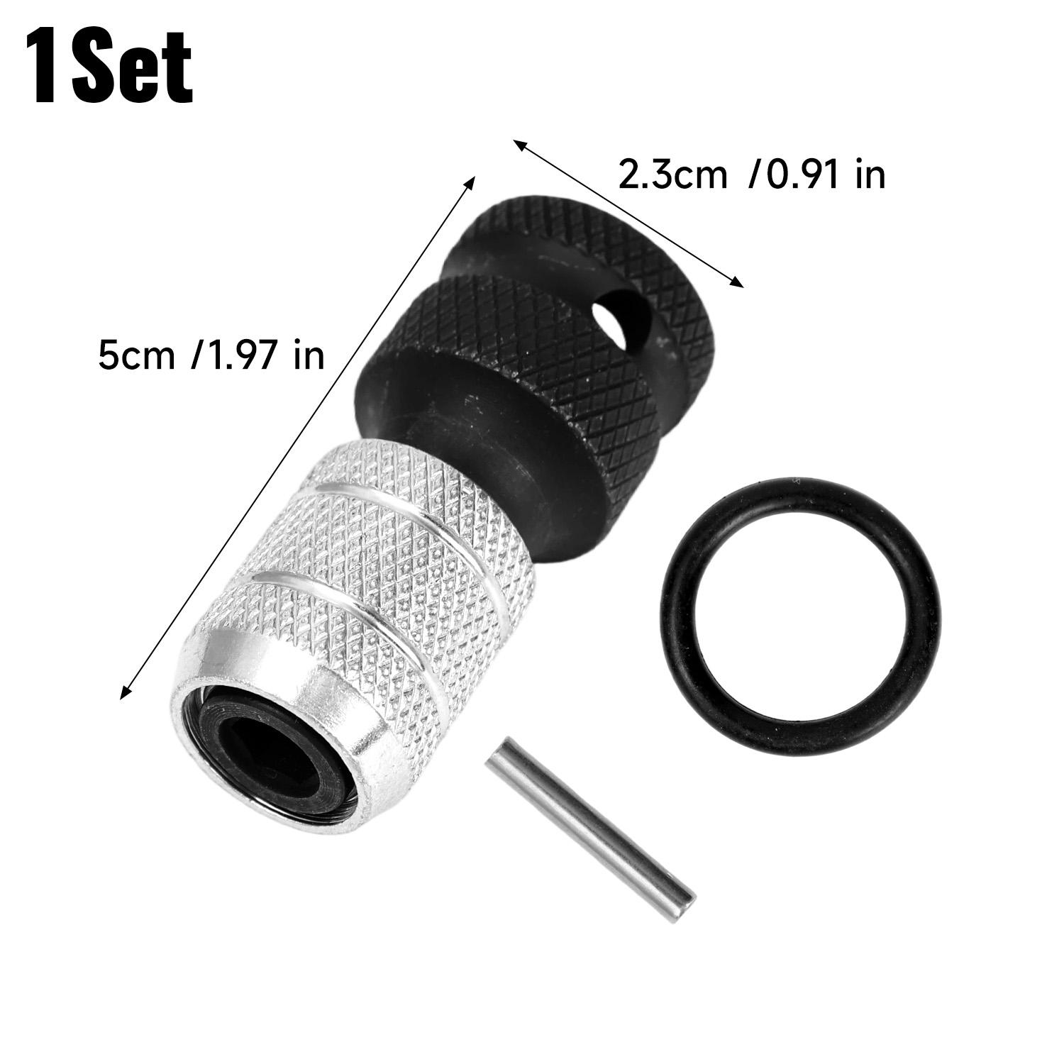 

1-5pcs Hexagon Quick Release Socket Adapter Wrench Drive Converter Socket Extension Bit Depth Control Holder Adapter Tools 1pc серебряный