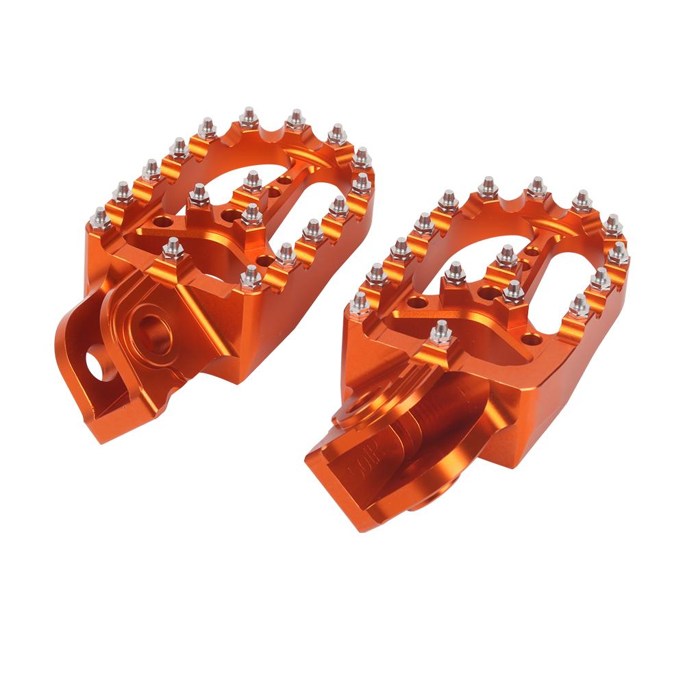 For Fantic XMF XEF 125 X MF X EF Motorcycle Accessories Footrest Footpeg Foot Pegs Rest Foot Pedals Wide Fat Roating Foot Pegs