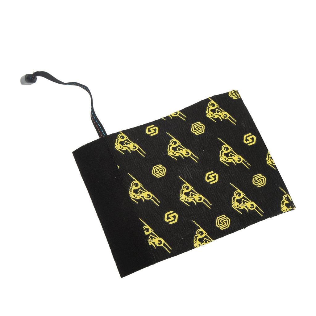 2pcs Motorcycle Heated Grip Pads IP67 Waterproof Hook and Loop Fixing 3 Temperature Settings DC 12V Removable Heating Pad