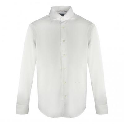 Aquascutum Men's Plain Logo Long-Sleeved Shirt