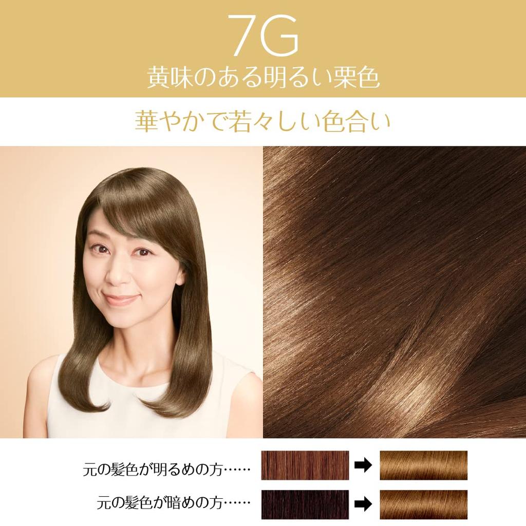 Paris Excellence R Liquid Hair Dye for Gray Light Chestnut with a Yellowish Blush L'Oreal Hair, 7g, (Quasi-drug)