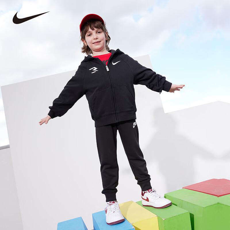 Nike3 Brand Boys  Winter Hooded Full-Zip Sweatshirt S