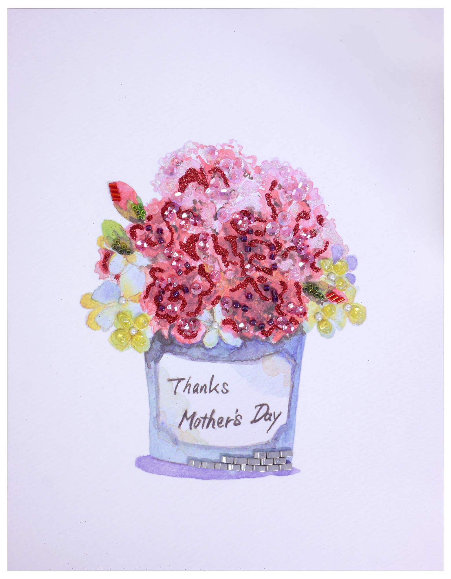 

MIYUKI Bead Kit, Bead Decor Kit, Part 20, Flower Decor 12 Months Series, Carnation, May, BHD-134