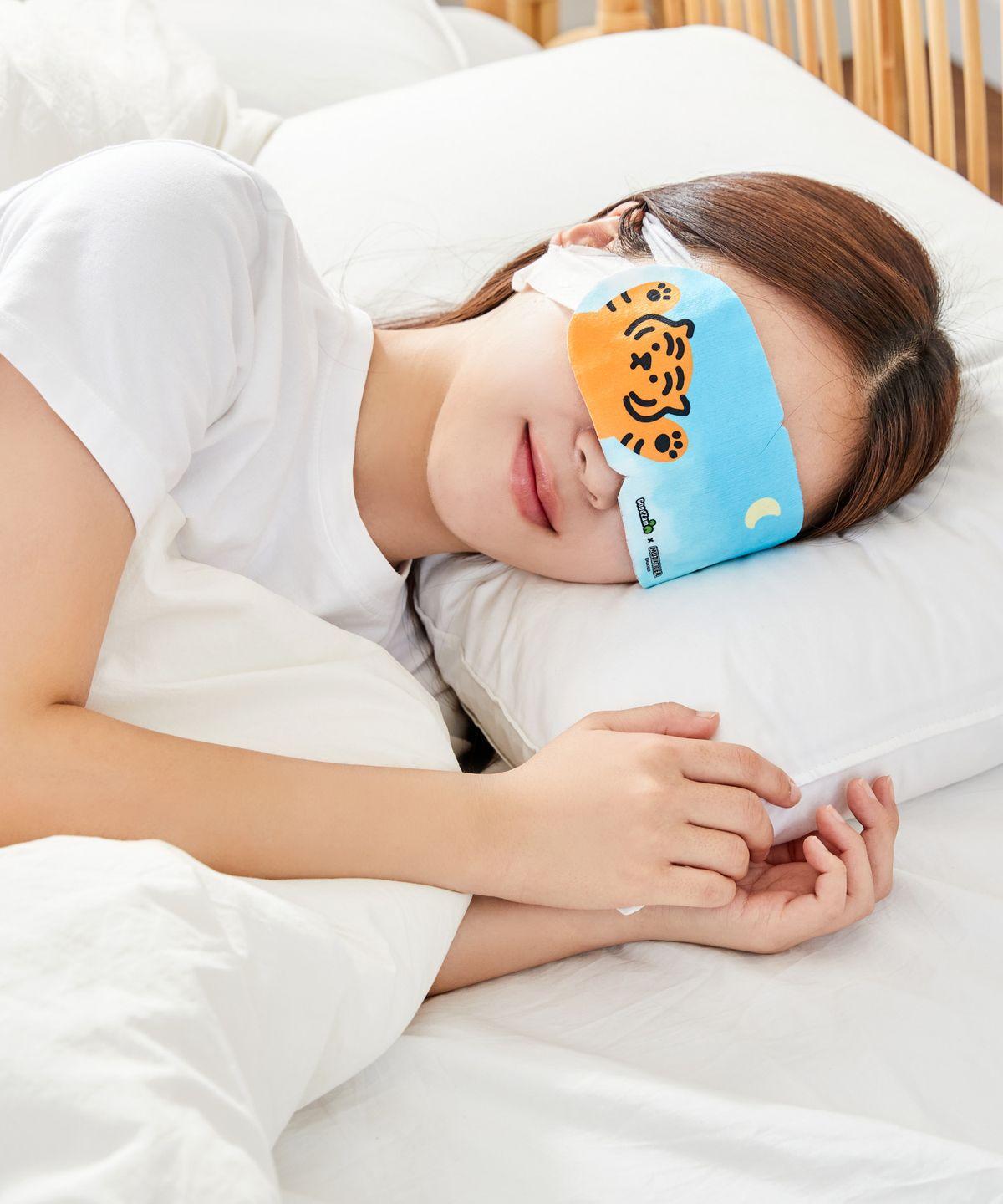 Good Sleep Centella Asiatica Steam Eye Mask Mujik Tiger Collaboration 20 Sheets