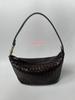 Handmade Women's Soft Leather Woven Shoulder Bag