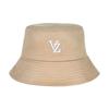 VARZAR 3D Monogram Color Bucket Hat Beige