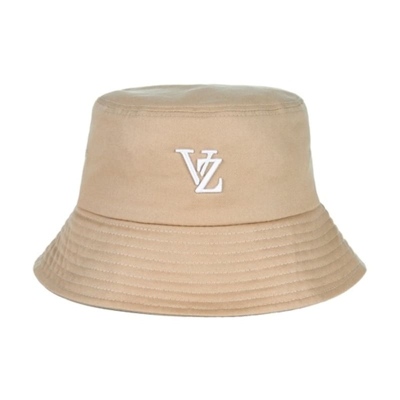VARZAR 3D Monogram Color Bucket Hat Beige