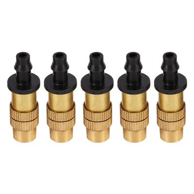 5 adet Ayarlanabilir Pirinç Sisleme Püskürtme Ucu Atomize Eden Sprinkler Bahçe Sulama Sulama İçin
