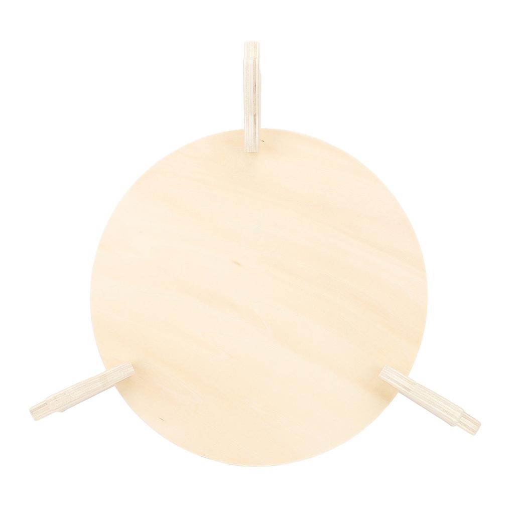 Wood Cake Stand Rustic Cake Display Stand Decorative Wood Cake Platter Tray for Birthday Party Wedding Bunny