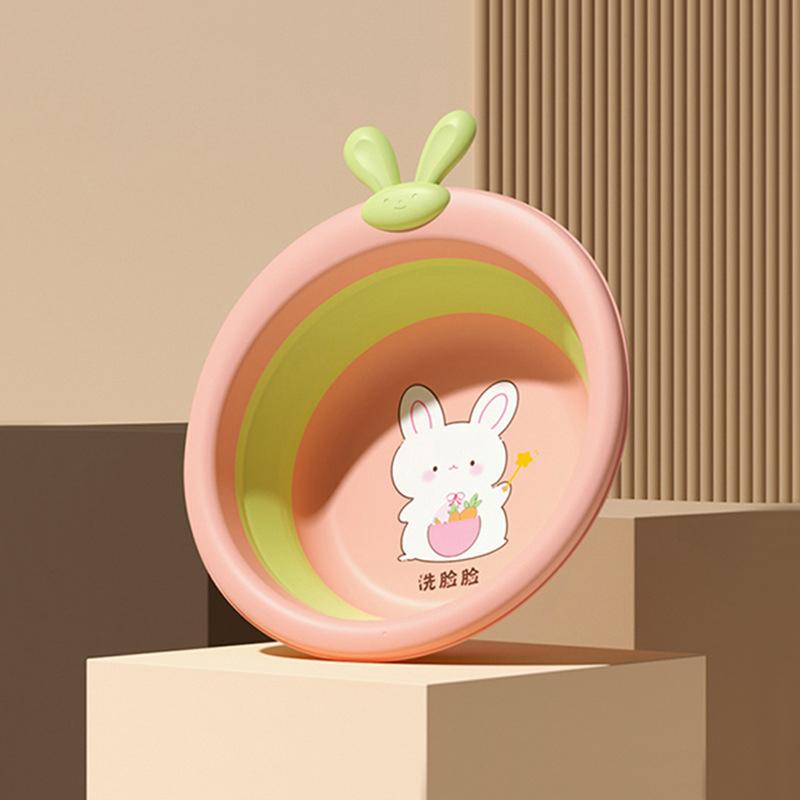 Skládací umyvadlo pro děti, Přenosné umyvadlo, Silný plastový lavor pro miminka, Domácí dětská malá miska