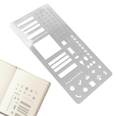 Planning Calendar Templates Ruler Set Transparent Plastic Stencils for Dot Grid Journals Journaling Stencil Kit Gift for Friends