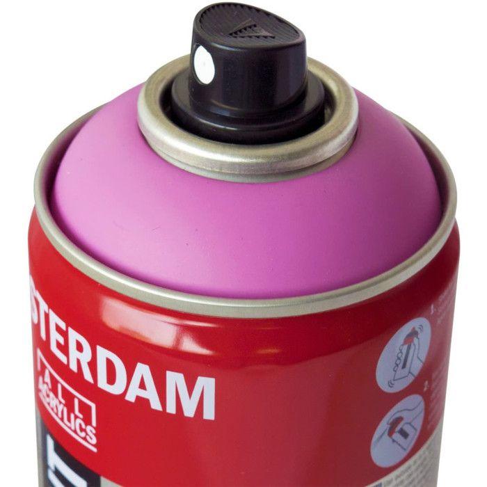 Amsterdam 400ml Spray Paint Light Quinacridone Pink
