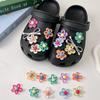 9Pcs Flower Shoe Charms For Women Hole Shoe Accessories DIY Shoe Decoration Charms For Summer Sandals Party Favor