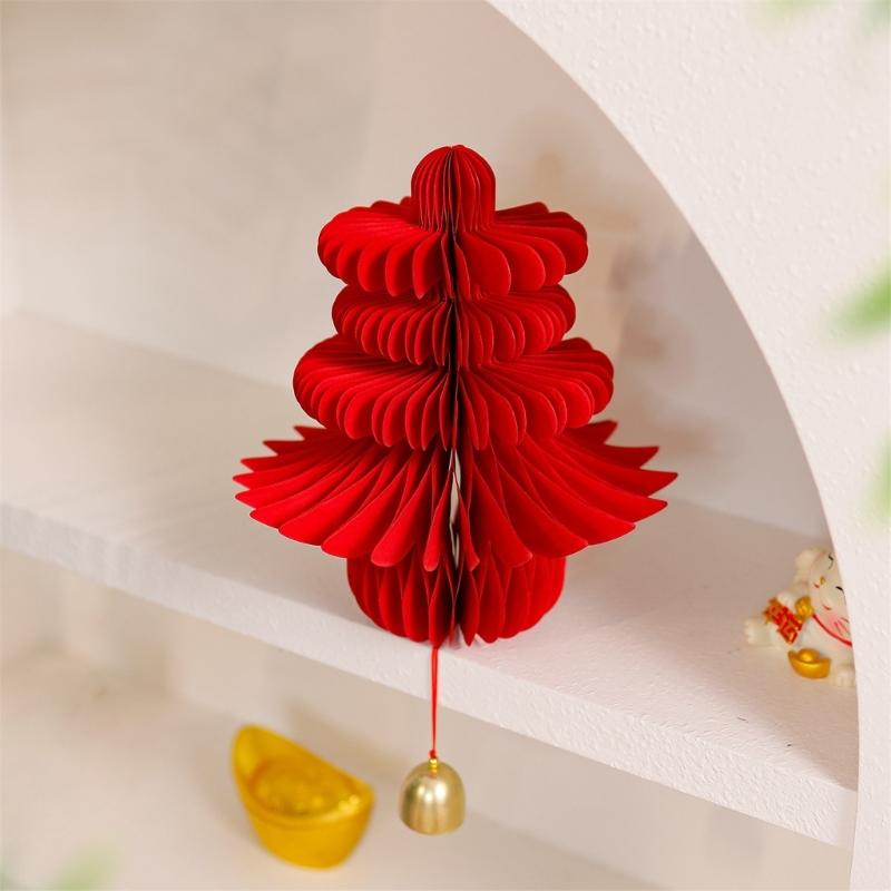Traditional Double Happiness Wall Accessory Spring Festival Celebration Handmade Paper Craft For Indoor Outdoors