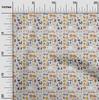 oneOone Cotton Flex Black Fabric Halloween Dress Material Fabric Print Fabric By The Yard 40 Inch