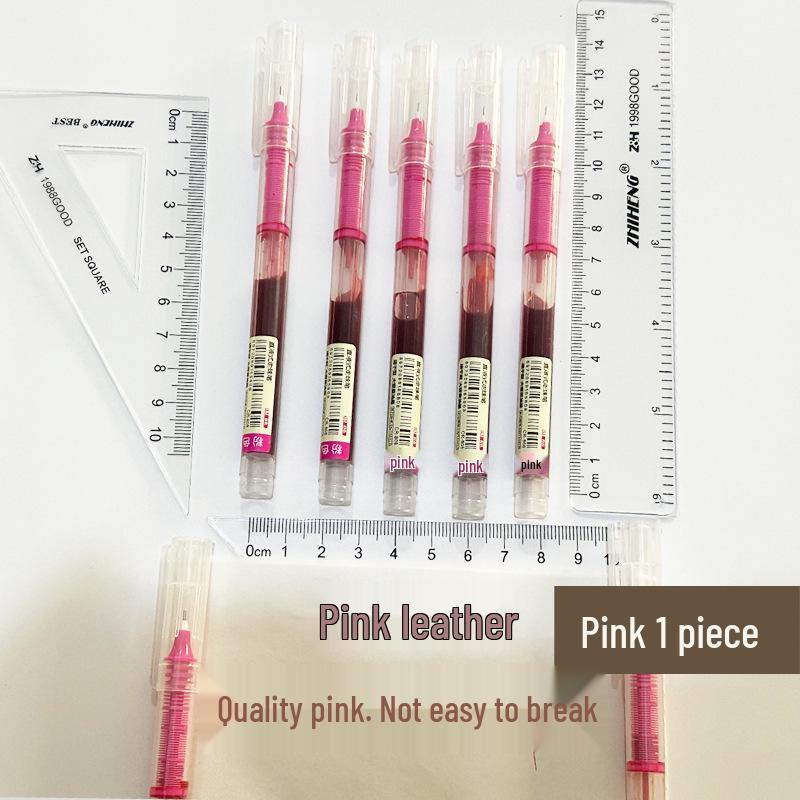 12-Color Quick-Drying Large Capacity Rollerball Pens, 0.5mm Ink, Cute Multi-Color Set