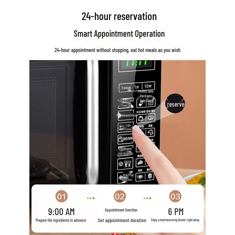 Galanz 700W Compact Flat-Plate Microwave Grill Oven CN plug (adapter included)