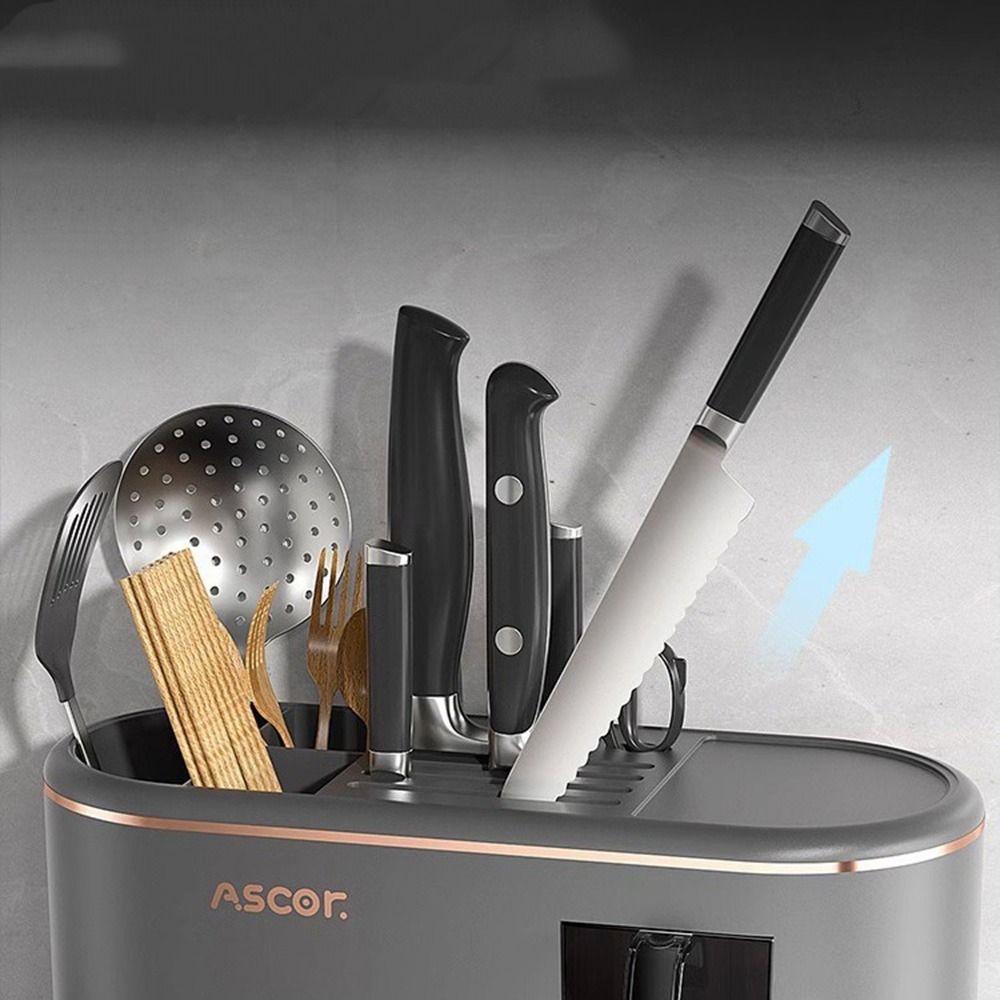 Large Capacity Chopstick Storage Rack Space Saving Utensil Drying Rack  Kitchen