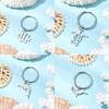 Sea Ocean Whale Pendant Stainless Steel Charms Keychains Accessories Trendy Jewelry Keyrings For Women Girl Decor Kids Gifts