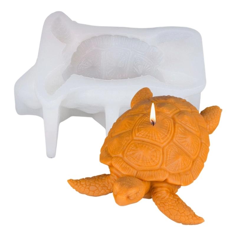 Tortoise Statue Silicone Candle Molds Tortoise Figurine Silicone Molds for Epoxy Resin Candle Soap Cement Silicone Molds