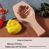 Wooden Mooncake & Pastry Mold - Solid Wood Baking Tool for Biscuits, Qingtuan, Mung Bean Cake, and Pasta.