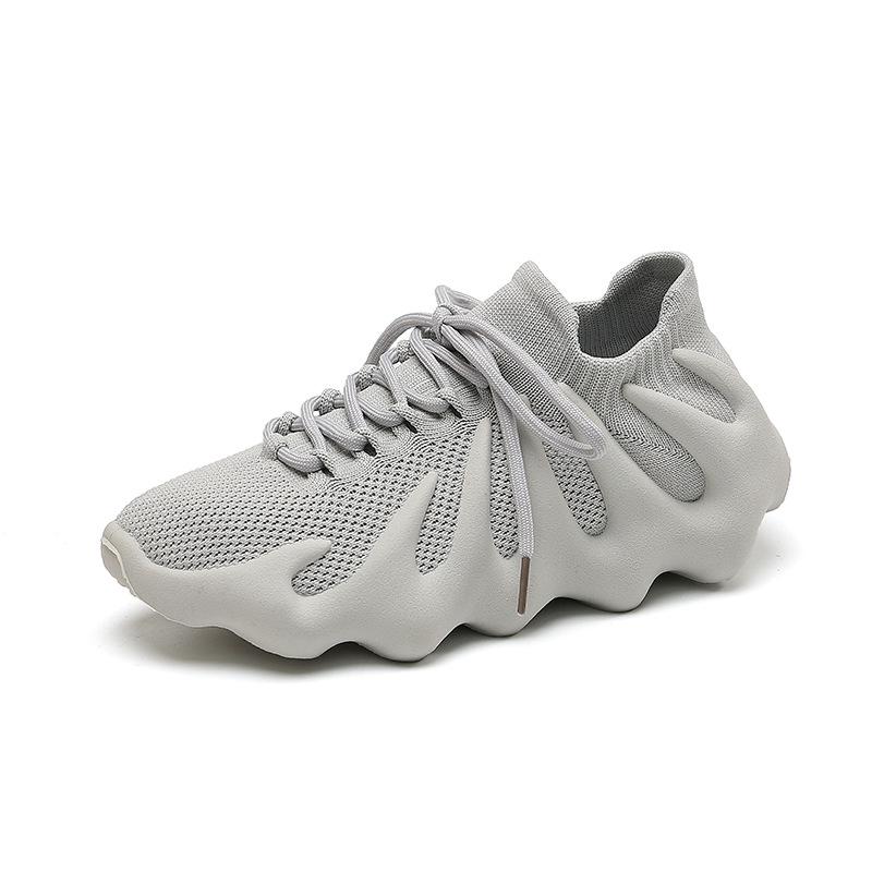Volcano shoes new flying woven shoes small cage dumpling shoes running couple shoes socks shoes
