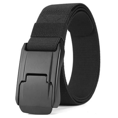 Nový strečový opasek pro muže a ženy s rychloupínací sponou, silný pravý nylon, unisex elastický opasek, pracovní kombinézy