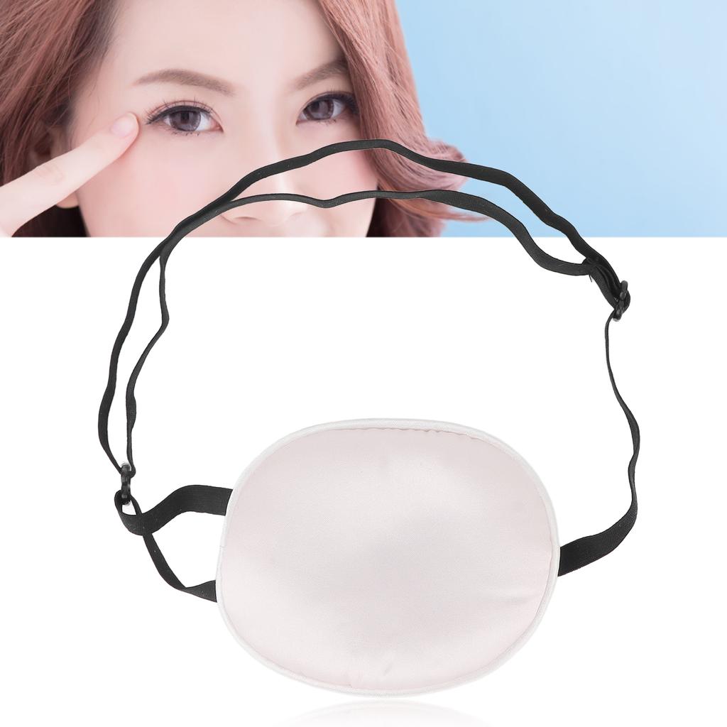 Eye Patch Silk Cotton Elastic Strap Full Cover Light Blocking Eye Cover Pad for Adults