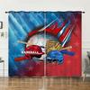 Curtain Bedroom Curtain Digital Printing Sports Baseball Blackout Curtain Fabric No Punching