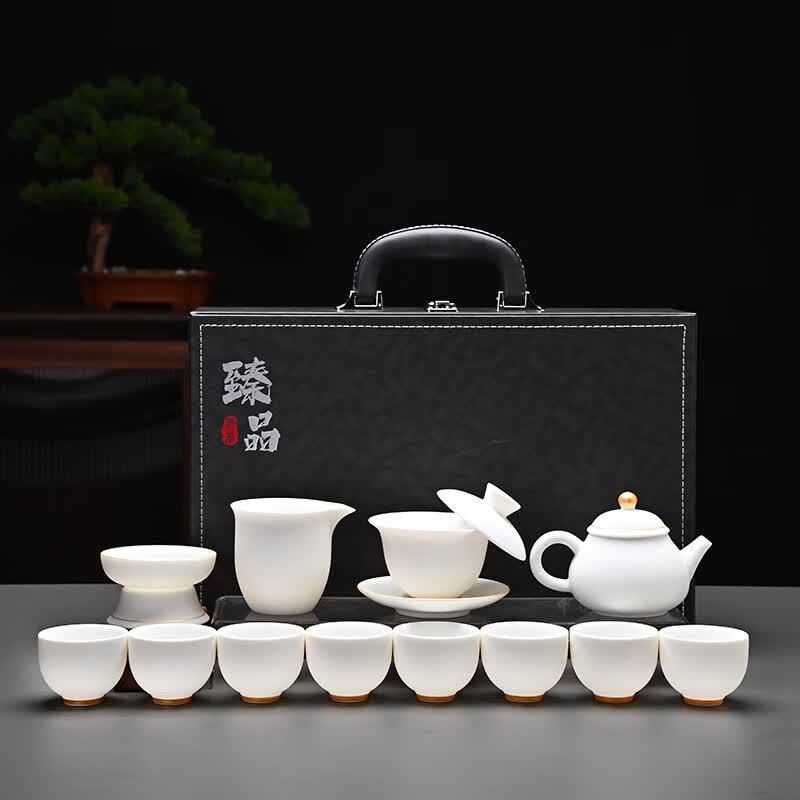 

Chaxun Elegant Ceramic Kung Fu Tea Set
