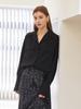 TOSE Wing Cuff Point Shirt Blouse Black