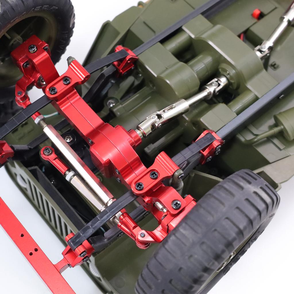 For JJRC 1/10 C8815 C8835 Willis retro military jeep military card RC car accessory Metal modification upgrade accessories
