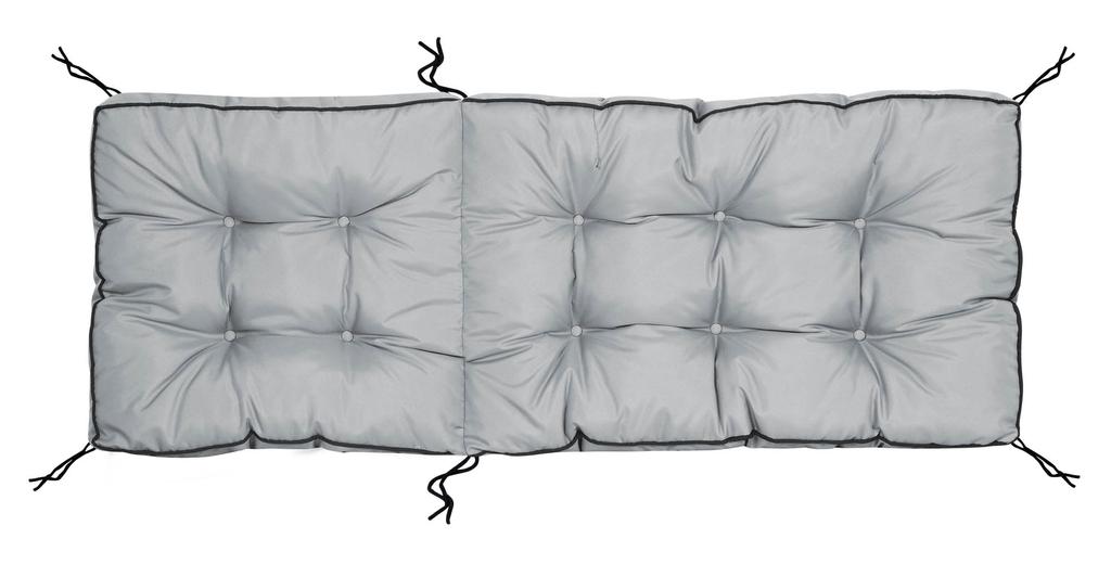 Garden Chair Cushion, Waterproof, Tied with Strings, High Side and Piping, 50x50x80 Cm