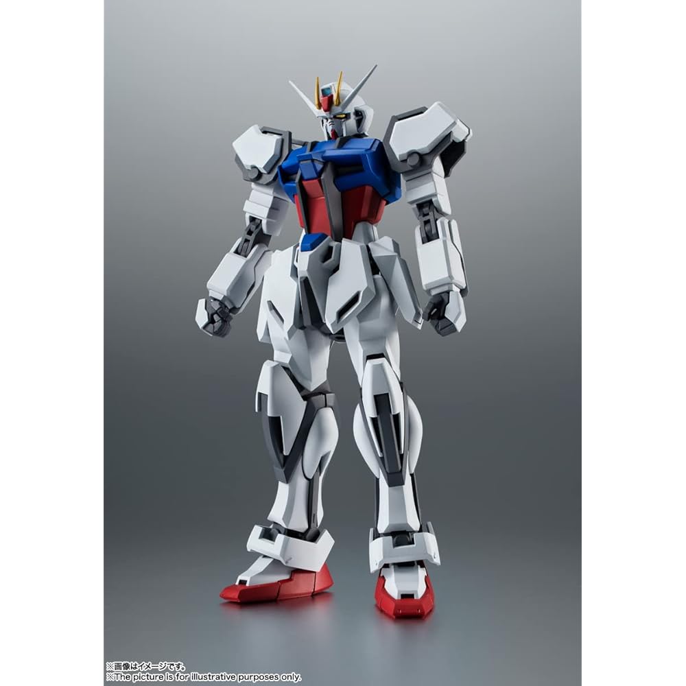 TAMASHII NATIONS ROBOT Spirits Gundam SEED GAT-X105 Strike Gundam A.N.I.M.E. 125mm PVC ABS Action Figure