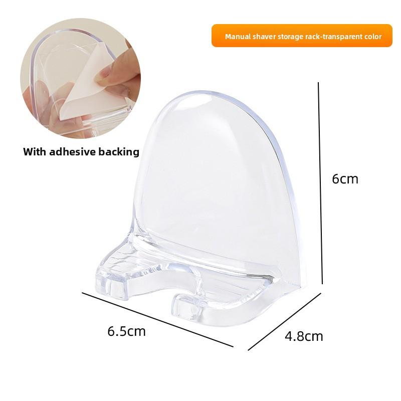 Бритва для косметических процедур, полка для настенного крепления без дренажных отверстий Manual shaver holder
