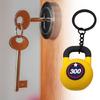 Fashionable Mini Kettlebell Keychain Sturdy Rubber Backpack Charm Lightweight Key Holder For Outdoor Use