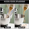 Stainless Steel Pouring Guard Leak Proof Side Wing Splatter Guard Easy To Clean Pouring Chute Accessory Easy To Use for Kitchen