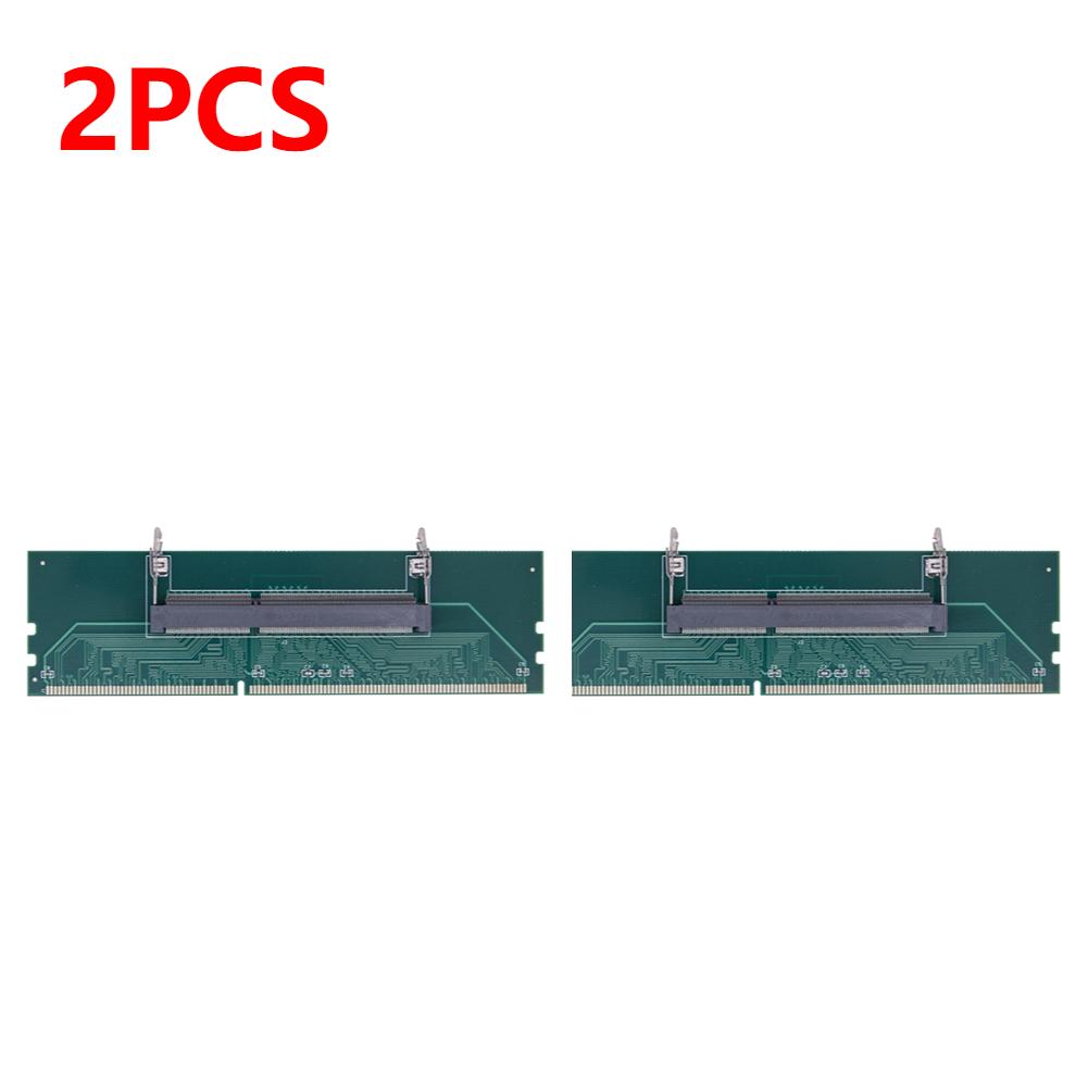 1-5 adet DDR3 DDR4 Dizüstü Bilgisayar Masaüstü Bilgisayar Bellek Adaptör Kartı SO-DIMM'den PC DIMM Kart Konektörüne Kart Bellek Çubuğu RAM Konektör Adaptörü
