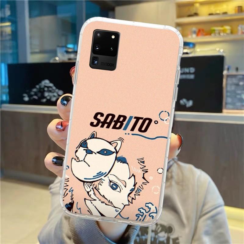 Demon Slayer Anime Handyhülle für Samsung Galaxy S10 S21 S22 Plus Ultra A91 A51 A21S A12 Transparente Handyhülle