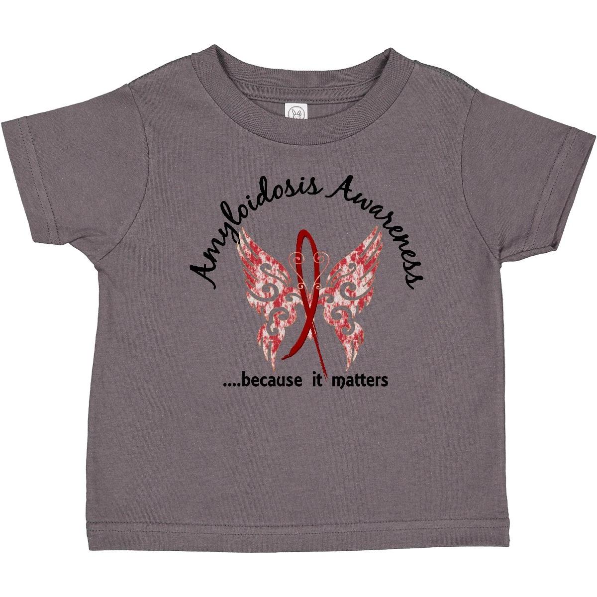 Inktastic Amyloidosis Butterfly 6.1 Toddler T-Shirt Child Preschooler Kid 110